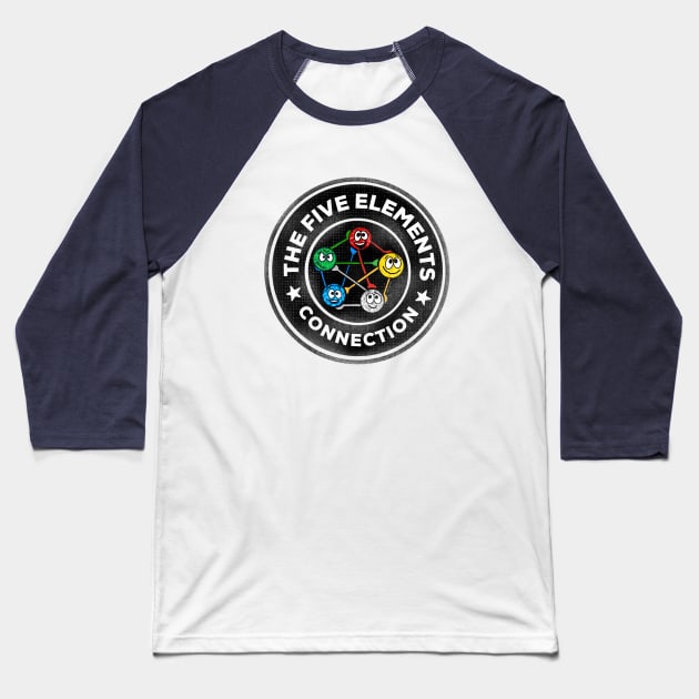 The Camouflage Five Element Connection Baseball T-Shirt by SherringenergyTeez